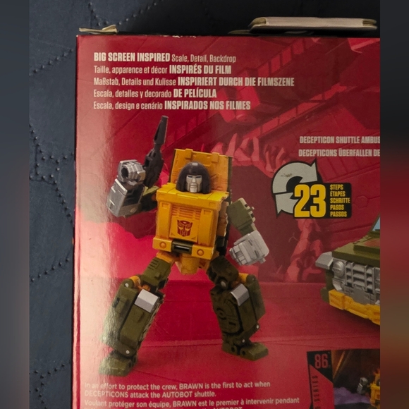 Transformers Studio Series 86-22 Deluxe Class Brawn Takara Tomy (Not Mint) - Picture 10 of 14